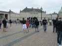 Livingston takes a picture of the Queen's Guards