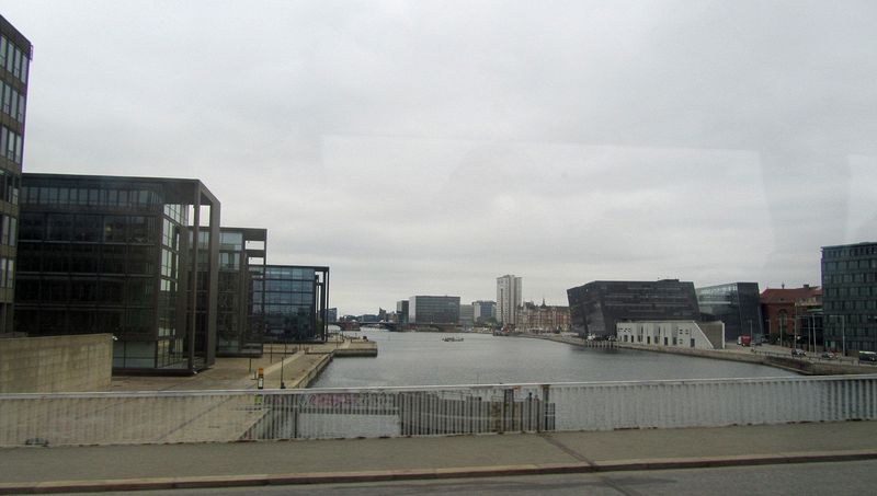 Modern Danish buildings along the water