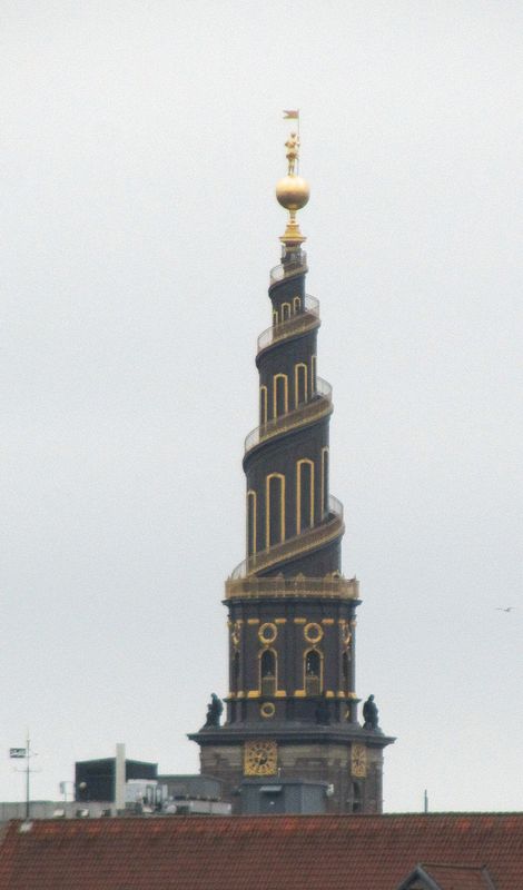 Spiral tower of Vor Frelsers Kirke