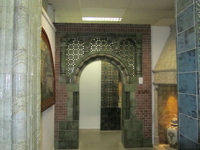 Ceramic archway