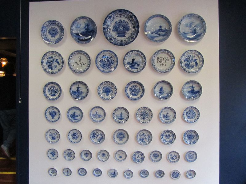 Royal Delft factory display