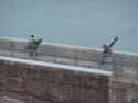 Fishermen on the seawall