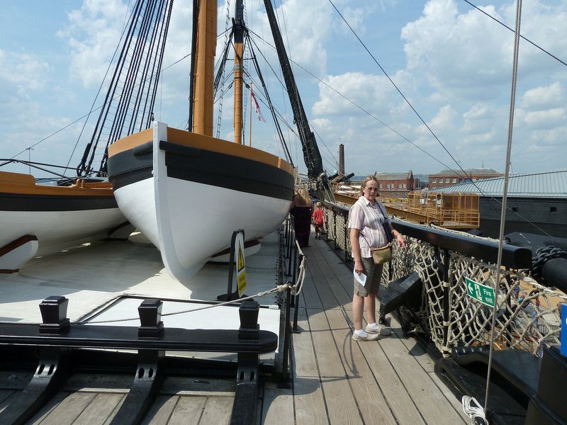 June on the main deck