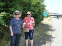 Linda and June hitchhike after the blowout