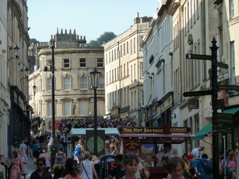 Streets near the baths