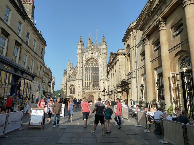 The entrance to the museum near the Abbey