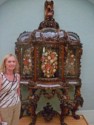 Elosie next to the Taunton Cabinet made in 1851