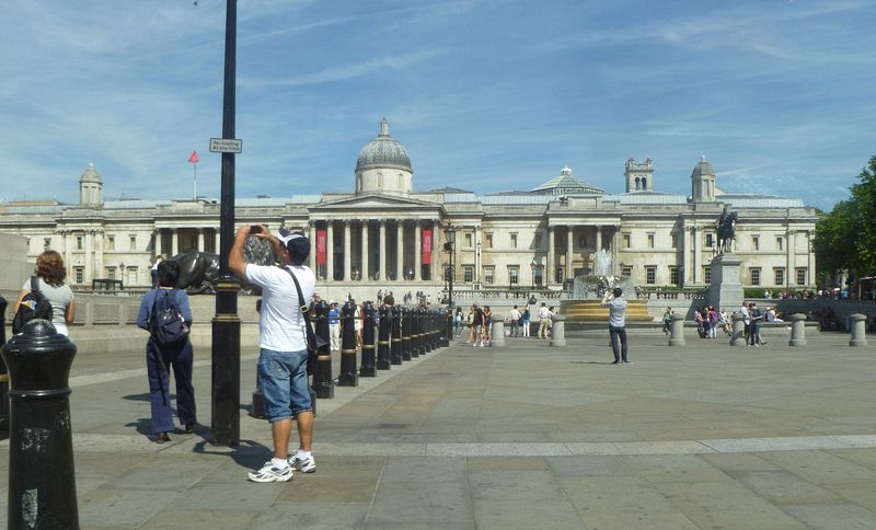 The National Gallery at Trafalgar Square