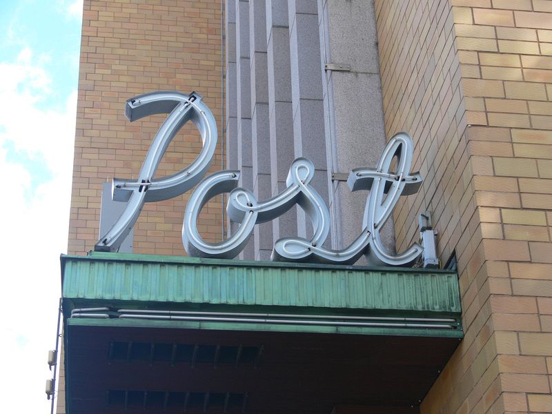 Art deco sign