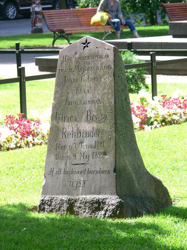 Gravestone from 1829