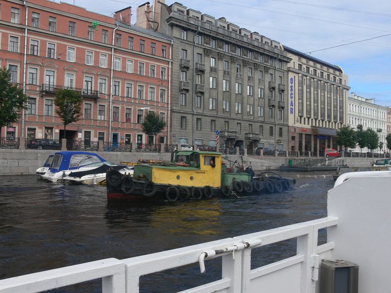 Ancient looking tug boat