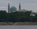 Blue dome of a mosque