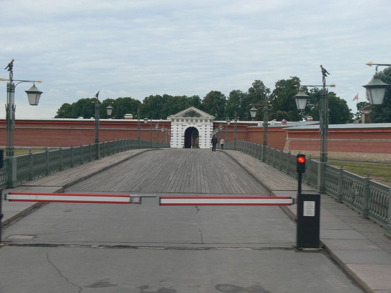 Bridge and entrance to Peter and Paul Fortress