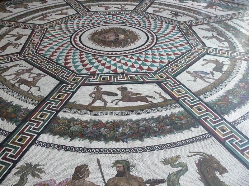 Floor mosaic