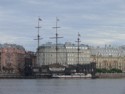 Old sailing ship now retrofitted as a restaurant