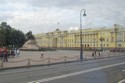 Peter the Great Bronze Horseman statue by the General Staff building