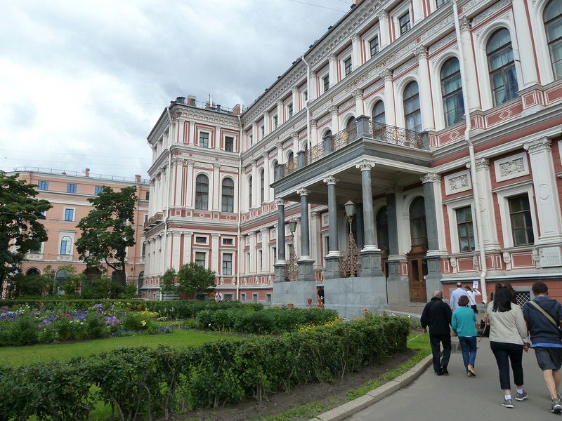 The Nikolaevsky Palace - our lunch spot