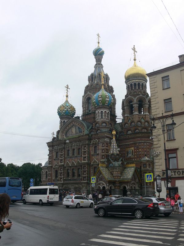 We arrive at the Church of the Spilled Blood