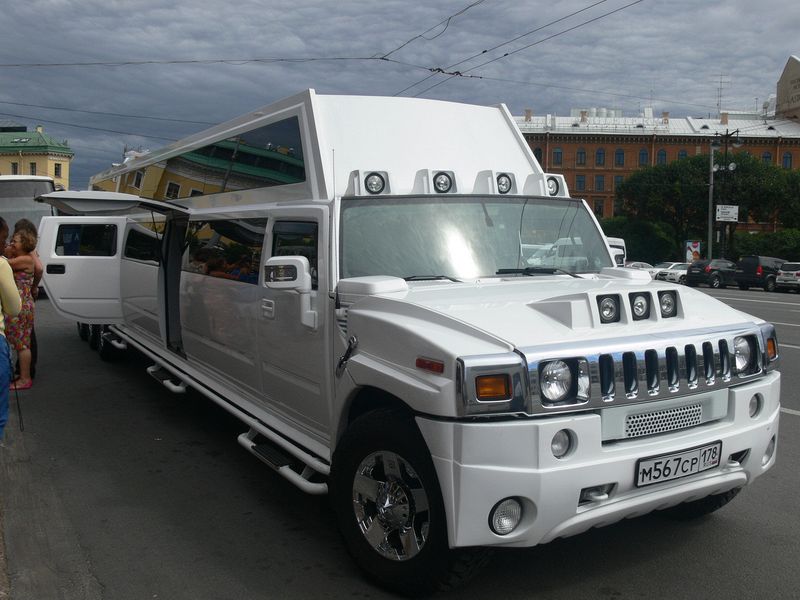 Wedding limo