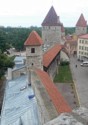 View along the wall from the tower