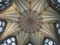 Ceiling detail of the chapter house