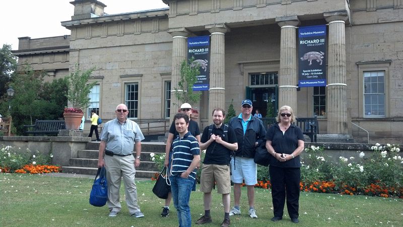 Outside the Yorkshire Museum