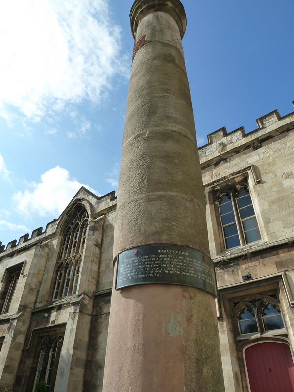 Roman column from the fourth century