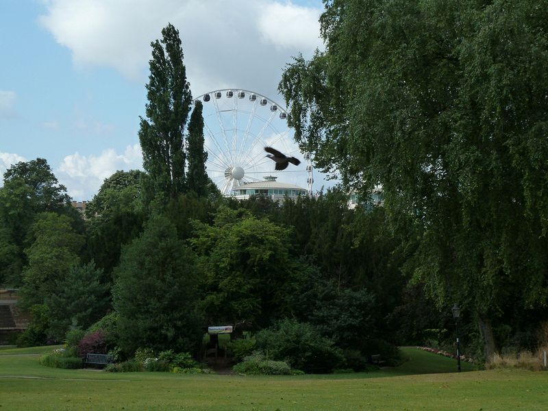 The Wheel of York in the distance