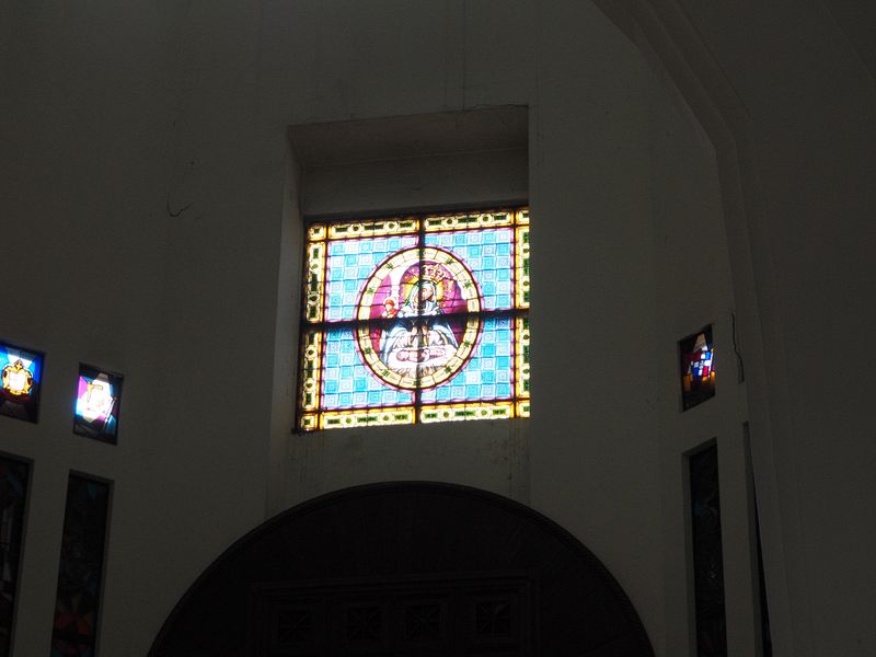 Stained glass in the cathedral