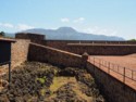 Volcanic rock inside the fort