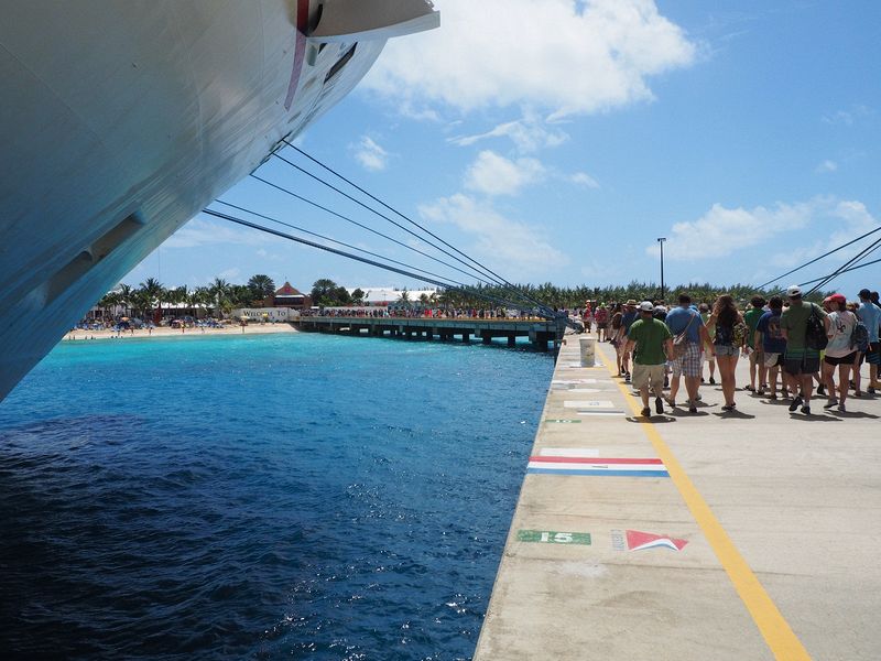 Everyone heads to the beach