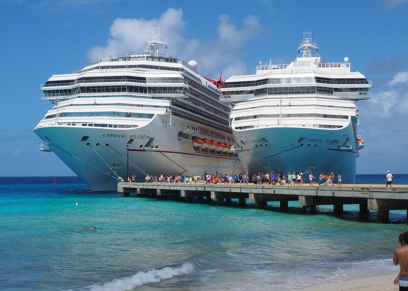 Ships and pier