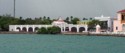 Old buildings along the harbor