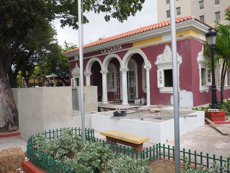 Ornate La Casita under renovation