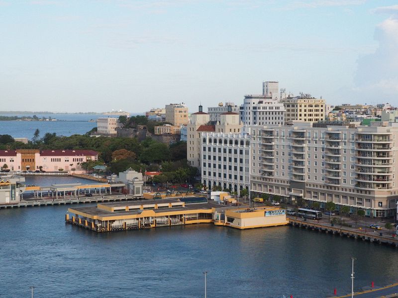 We dock at Old San Juan