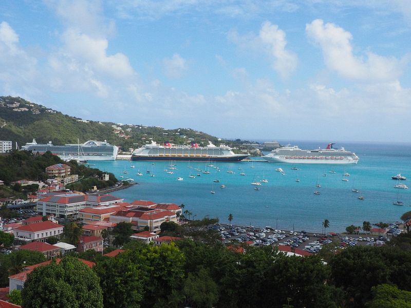 View from the top of Blackbeard's tower - 1