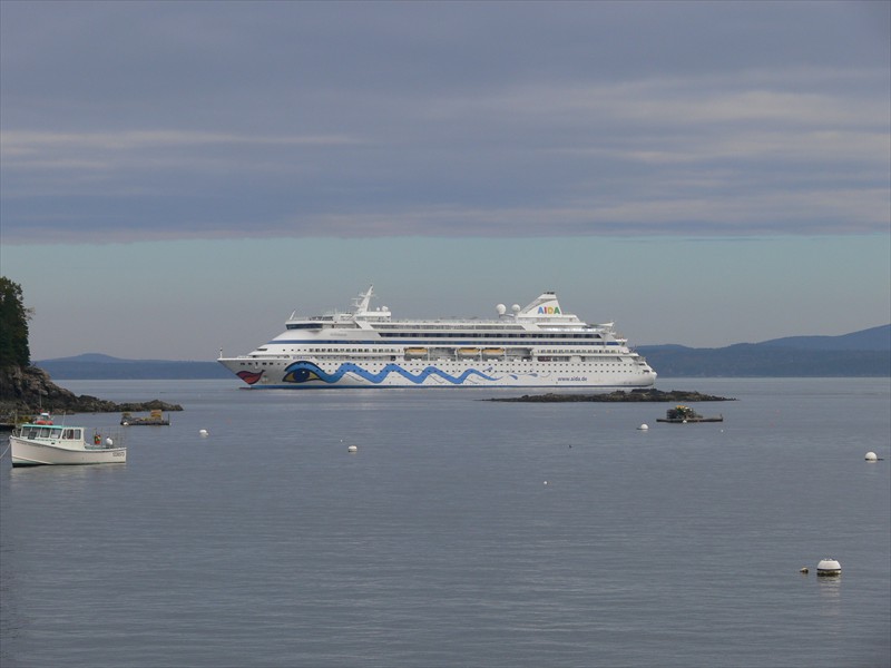 An Aida cruise ship from Germany