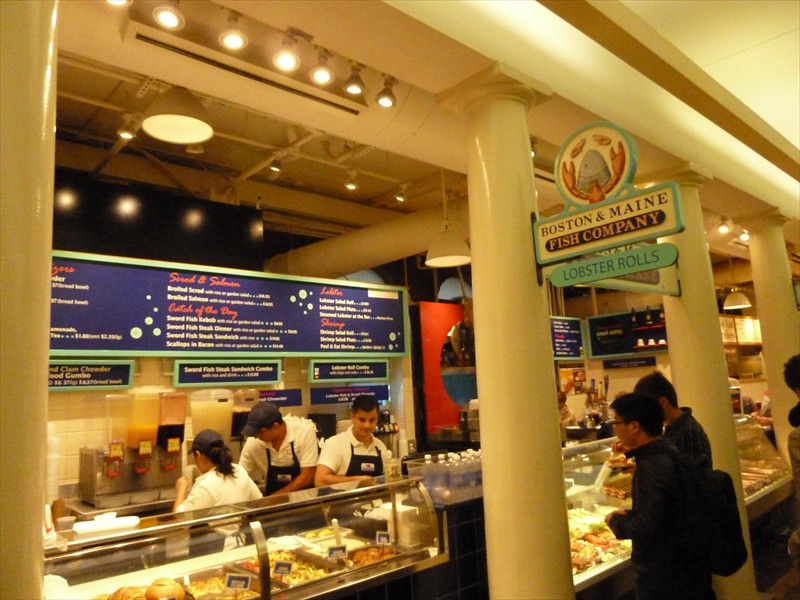 Boston and Maine Fish Company in Quincy Market
