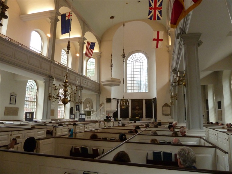 Inside the Old North Church