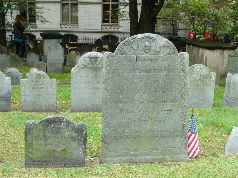 Kings Chapel burial ground from 1630