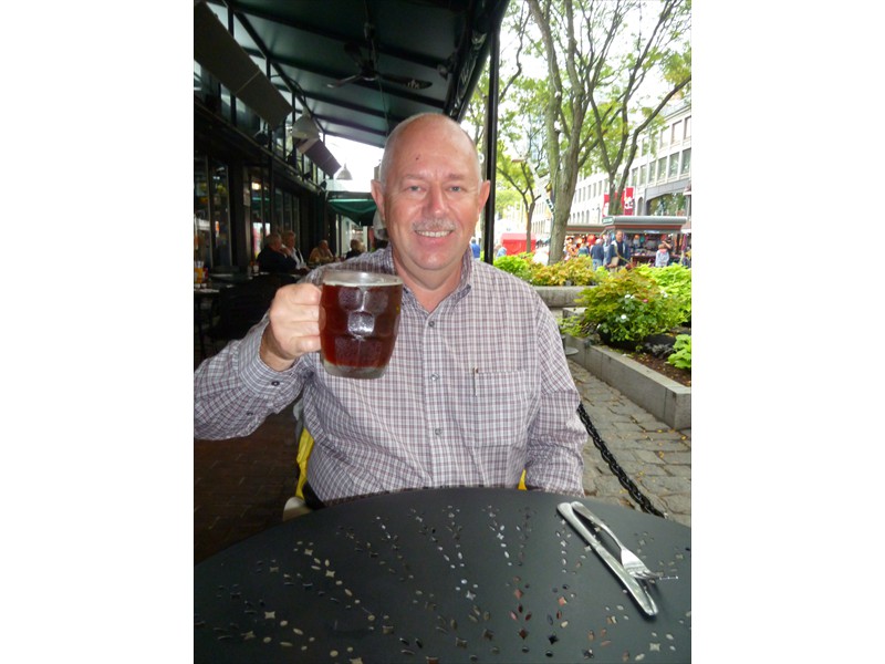 Pete likes the Sam Adams local Brick Red