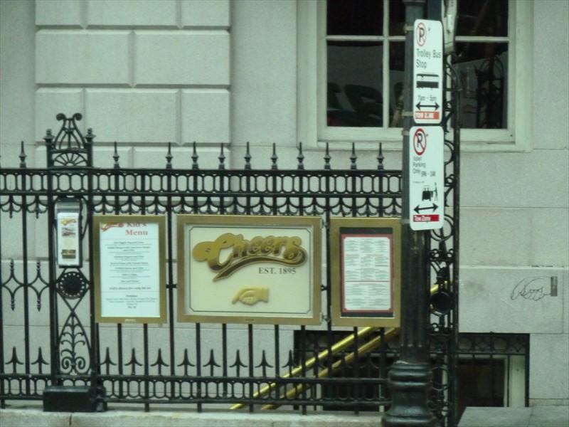 The original Cheers Bar (downstairs)