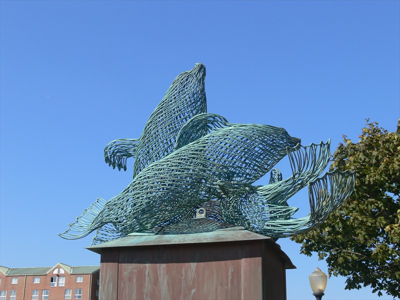 Fish sculpture