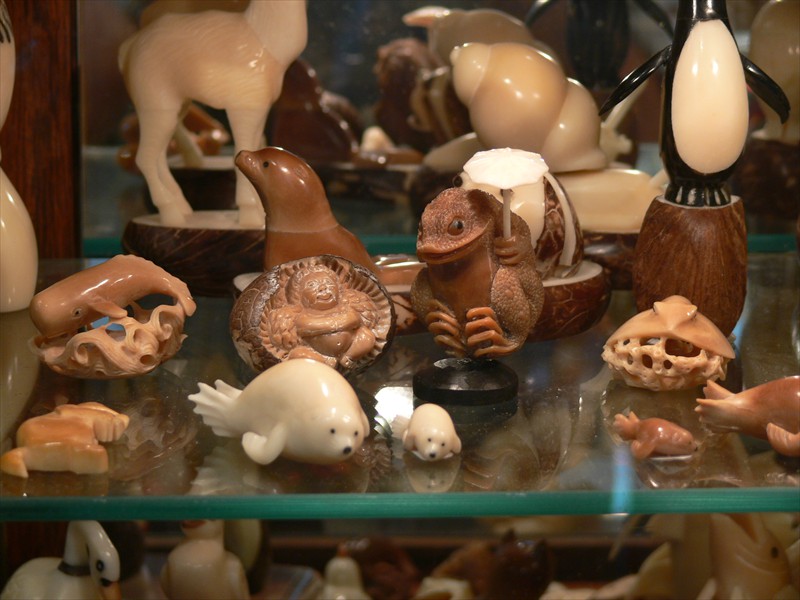 Ivory carvings