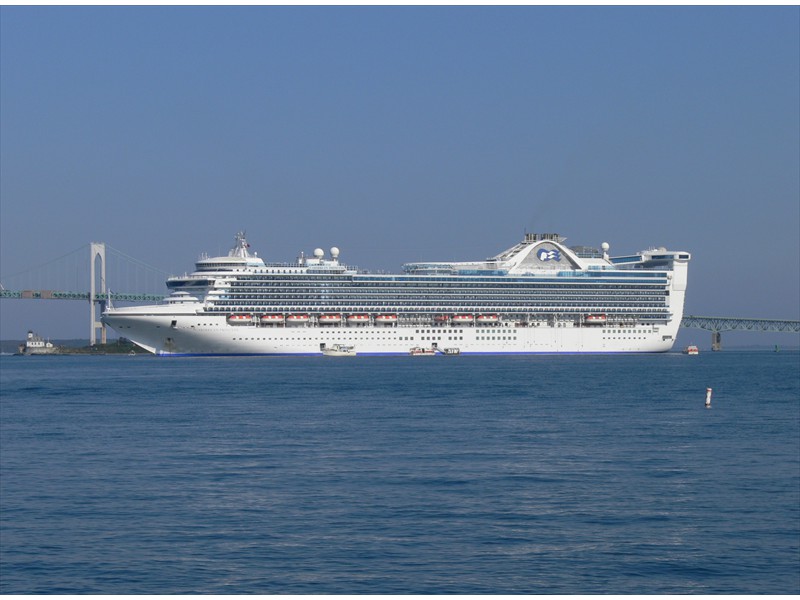 Our ship, the Carribean Princess