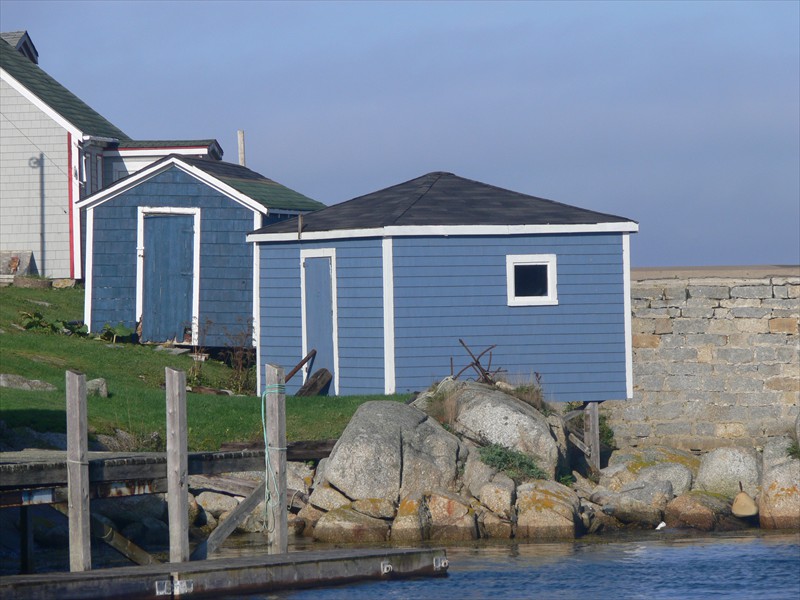 Colorful sheds