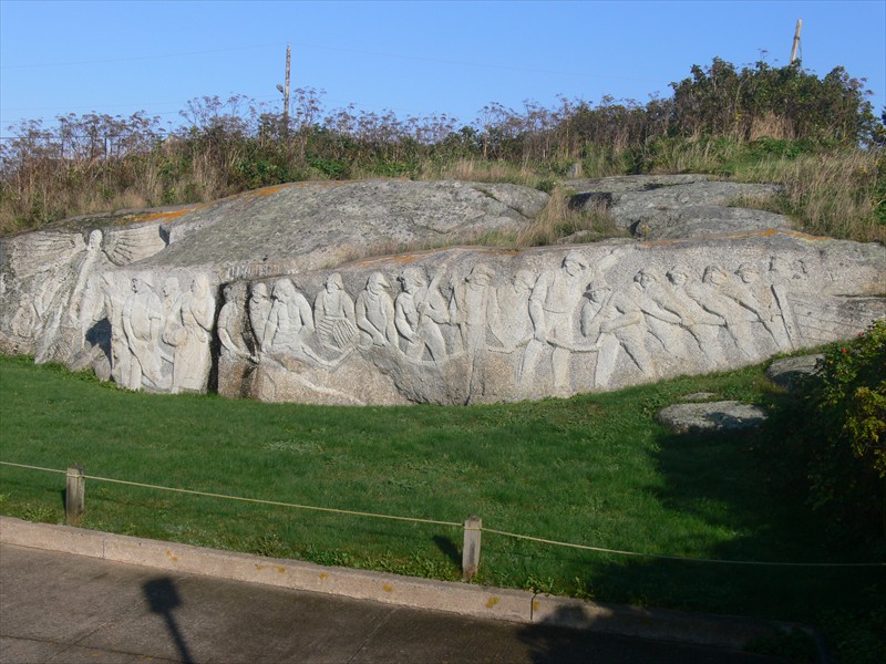 Memorial to the townspeople