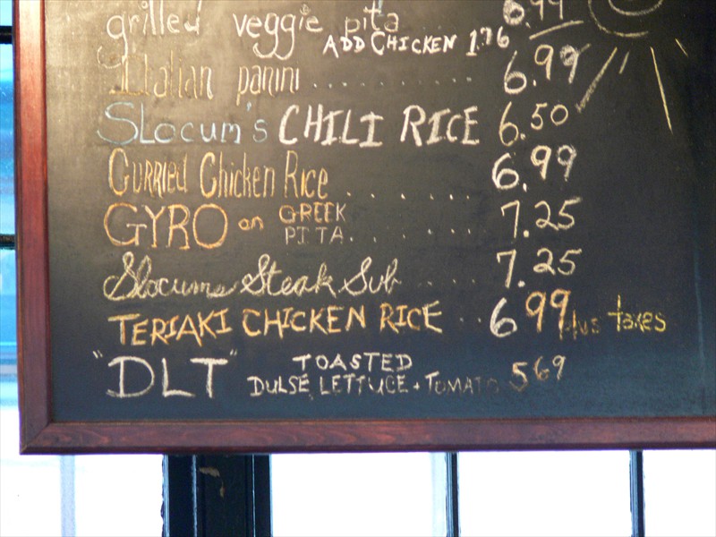 And you can even get a DLT (dulse, lettuce, tomato)