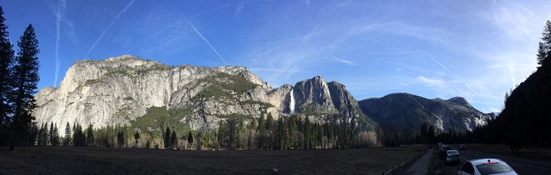 El Capitan and Yosemite Falls