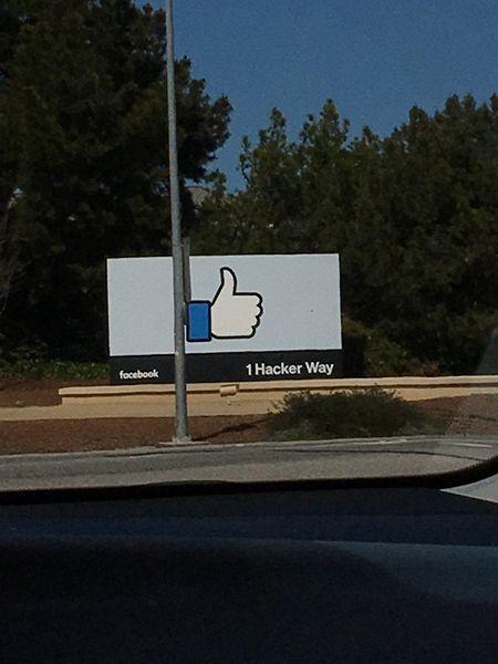 Facebook's entrance